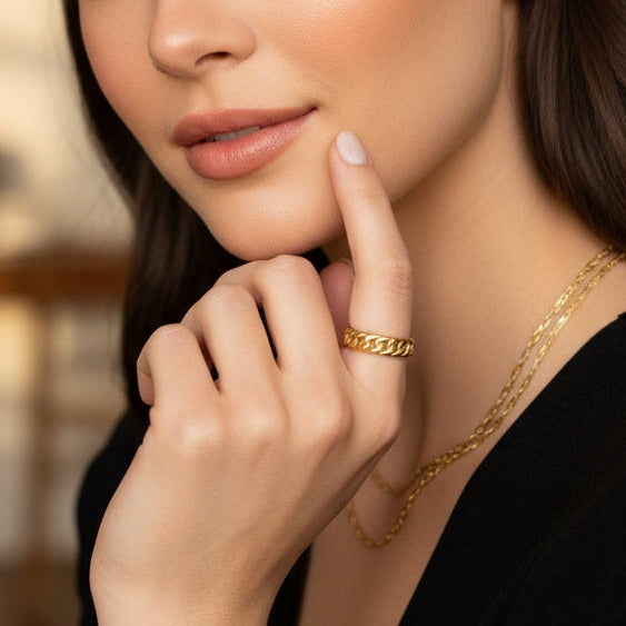 Mira – Bague Maillons Contemporains