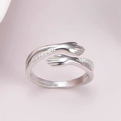 Fern – Bague Hug Diamantée