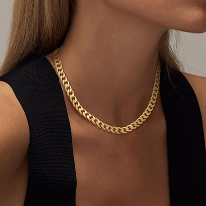 Anabel – Collier à Maillons Dorés