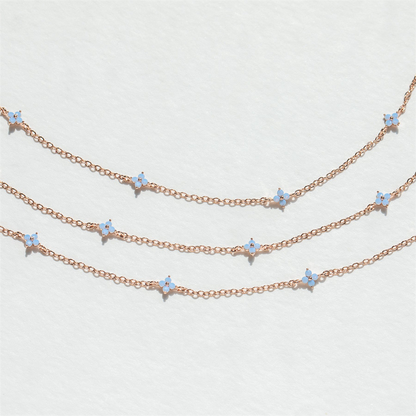 Collier Incrusté Klee CZ - Collier Fleur