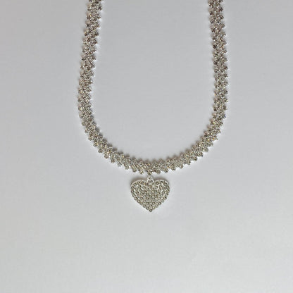 Collier Double Tennis avec Incrustations de Zirconia