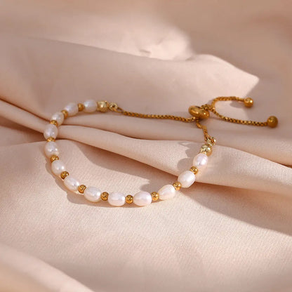 Alma – Bracelet Vintage avec Perles Naturelles