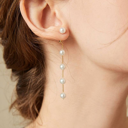 Boucles d'oreilles Statement perles goutte