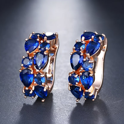 Telma – Boucles Chic Multicolores Or Rose