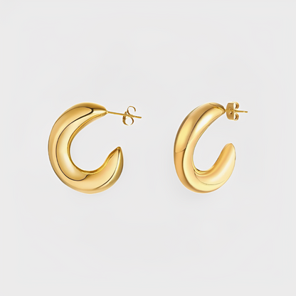 Terra – Boucles d'oreilles Courbe Sirène