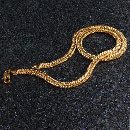 Camille – Collier Lisse Exquis Plaqué Or 18K