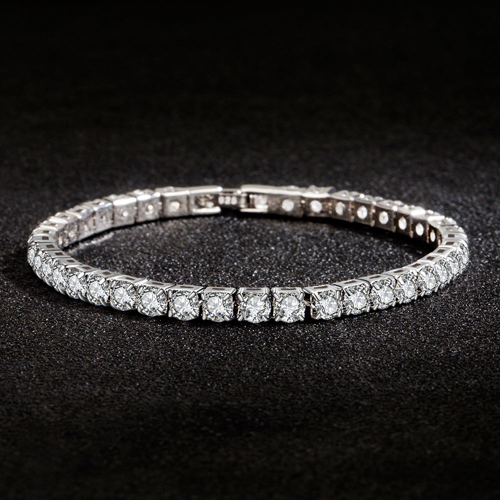 Elisse – Bracelet Riviera Argent 925 & Zirconiums Étincelants