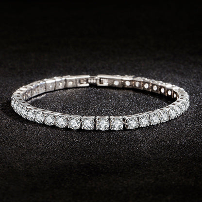Elisse – Bracelet Riviera Argent 925 & Zirconiums Étincelants