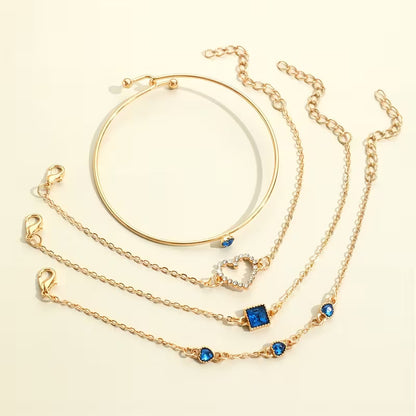 Ariane – Bracelet Cœur Scintillant