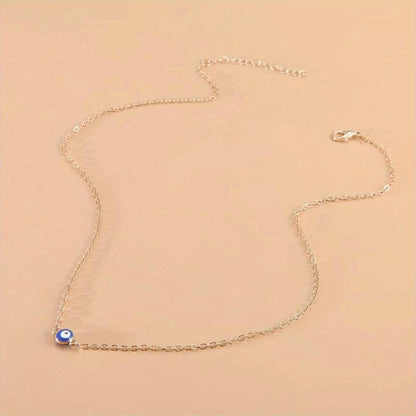 Collier Vintage Œil Maléfique Bleu - Collier avec l'Œil du Mal