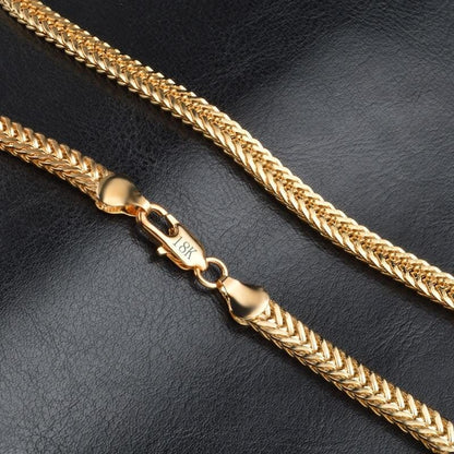 Camille – Collier Lisse Exquis Plaqué Or 18K