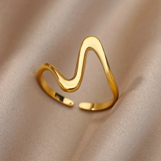 Rea – Bague Ajustable Type Manchette de Style Moderne
