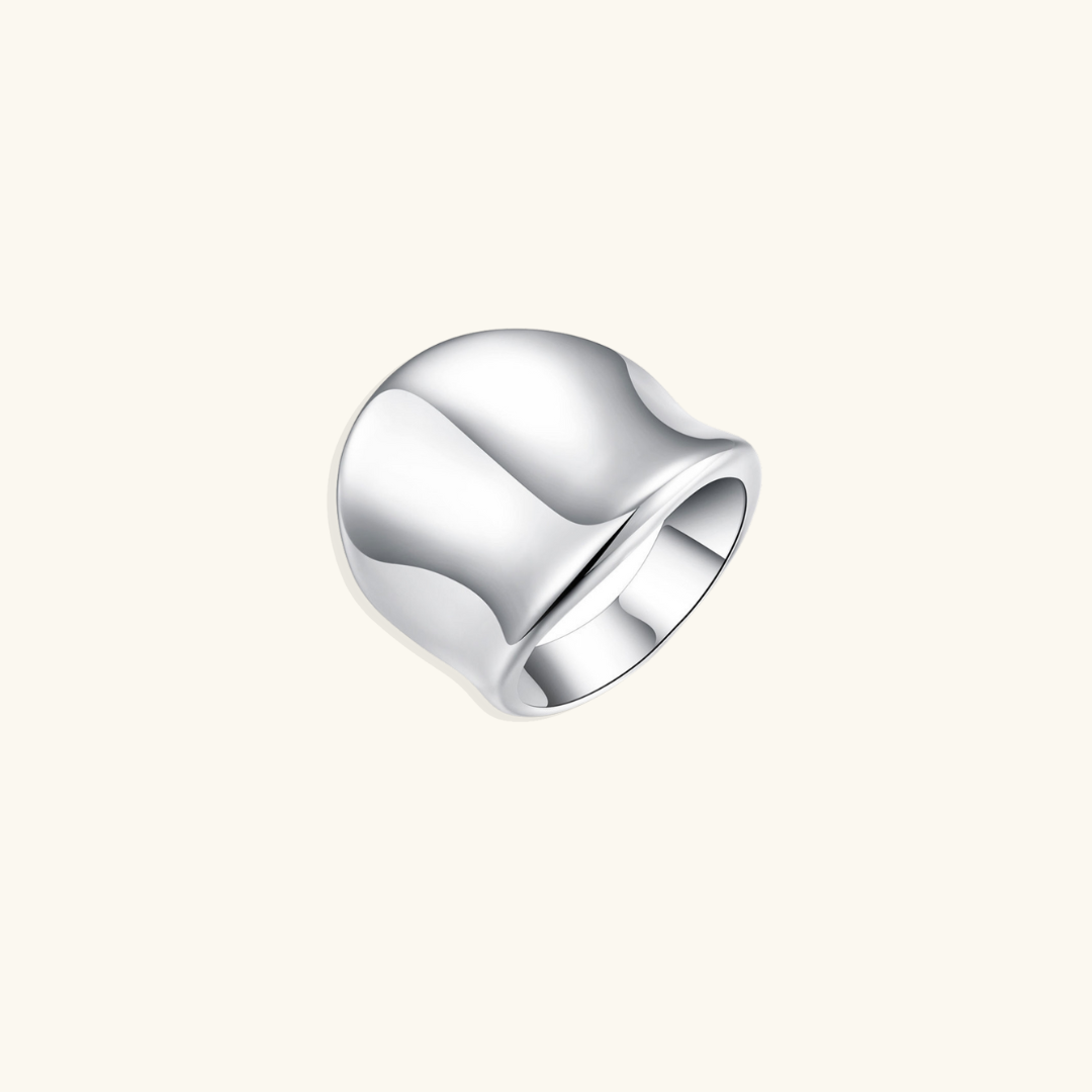 Athena – Bague Dorée Élégante