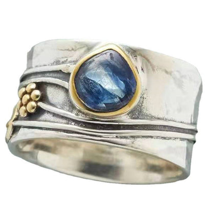 Harmonique Gem - Bague de méditation bohémienne en pierres précieuses