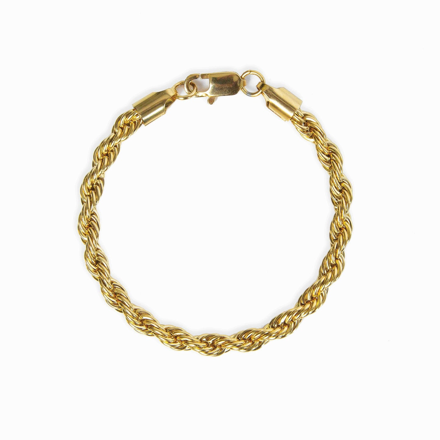 Raya – Bracelet Chaîne Corde Doré