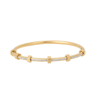Aurélie – Bracelet élégant et scintillant en or