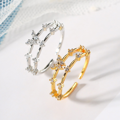 Verna – Bague Papillon Élégante