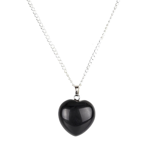 Alma – Collier Cœur en Cristal Naturel