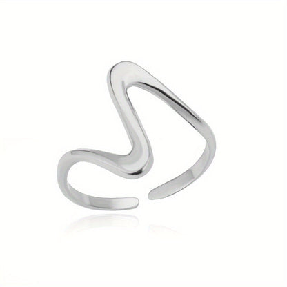 Rea – Bague Ajustable Type Manchette de Style Moderne