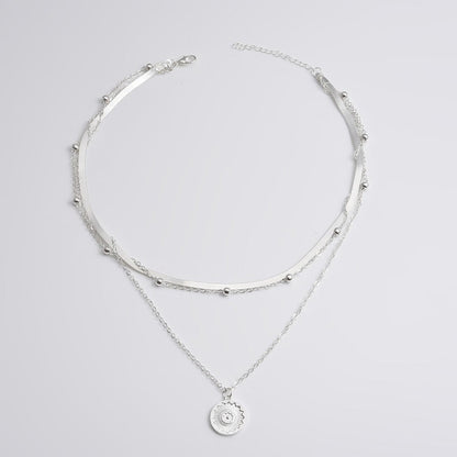 Élégance éclatante – Collier en argent classique