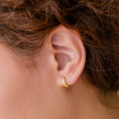 Amy – Créoles Chunky Pavé