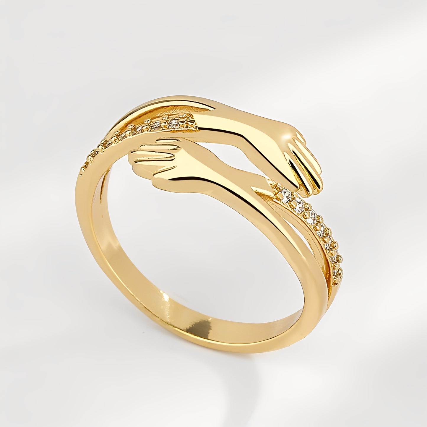 Fern – Bague Hug Diamantée