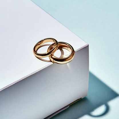 Eloane – Bague en Acier Inoxydable Doré