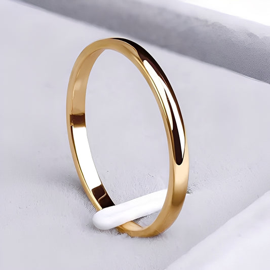 Jasmine – Bague Classique en Or et Argent