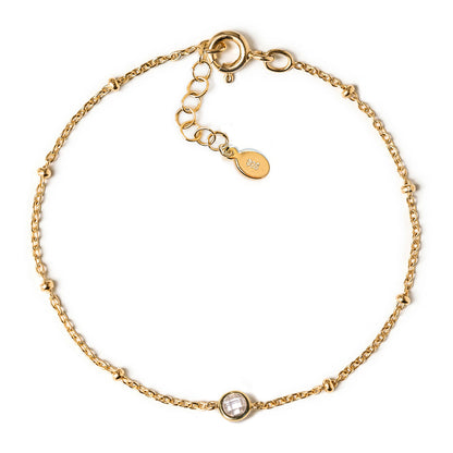 Hana -Bracelet chaîne en perles de cristal
