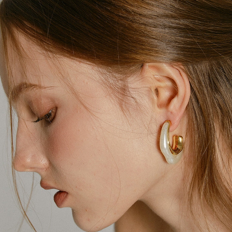 Yoona – Boucles d'oreilles Perle