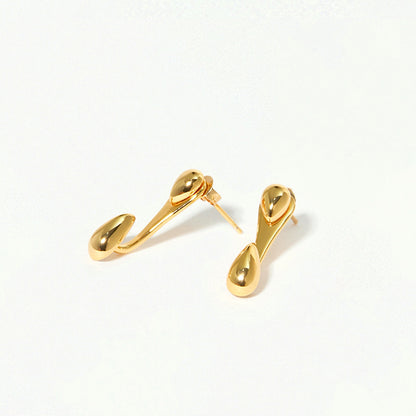 Nowee – Boucles d'oreilles puces goutte d'eau