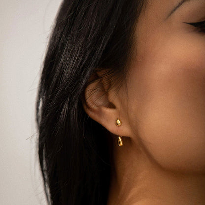 Nowee – Boucles d'oreilles puces goutte d'eau