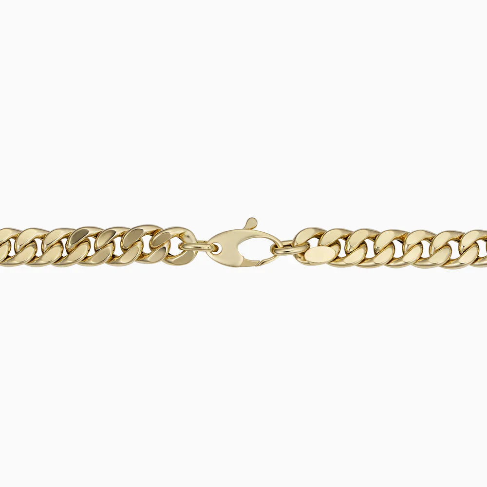 Estelle – Bracelet Chaîne Cubaine en Or 16K