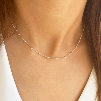 Collier Choker Satellite - Chaîne de luxe dorée