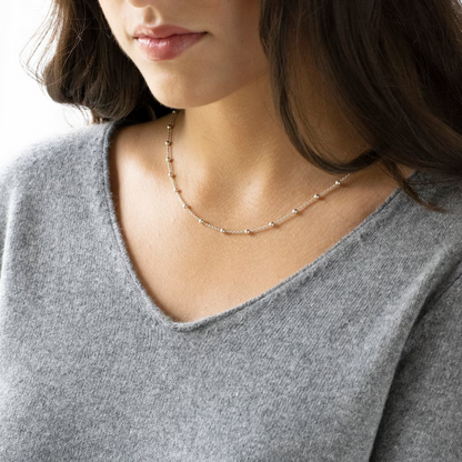 Collier Choker Satellite - Chaîne de luxe dorée