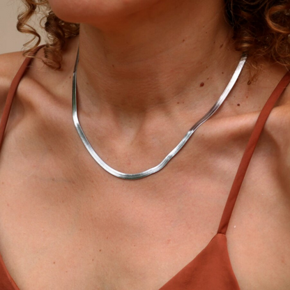 Collier Serpent - Collier à maillons en forme de chevron