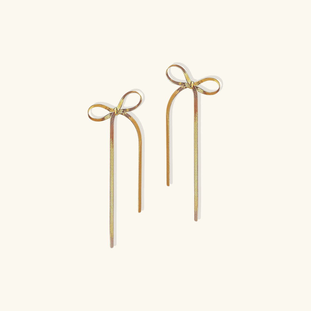 Nira – Boucles d’Oreilles Nœud Délicates