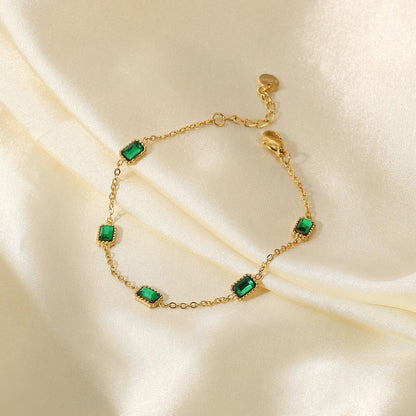 Emeraude – Bracelet Femme en Titane