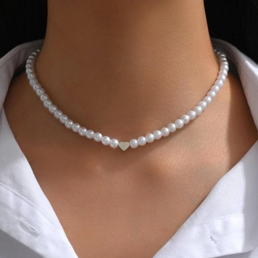 Alinna – Collier Cœur Pêche Design Spécial