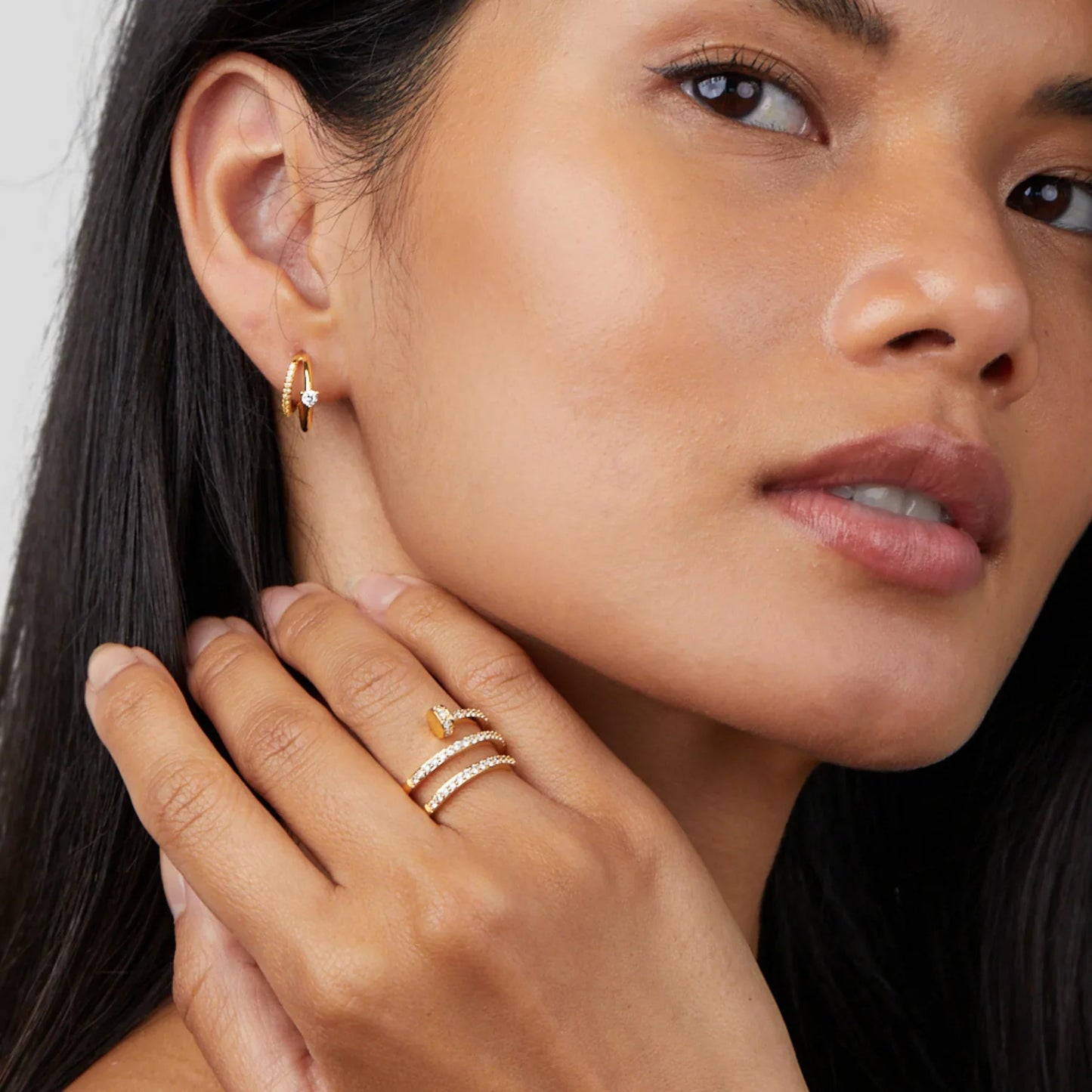 Sadie – Bague Clou Spirale Design Unique pour Femme