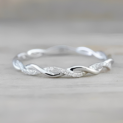 Adrien – Bague Torsadée Argent & Or