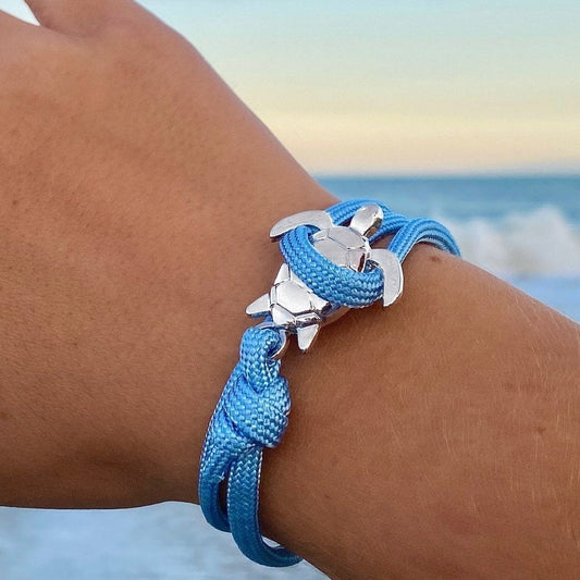 Nerida – Bracelet Artisanal avec Charme de Tortue de Mer