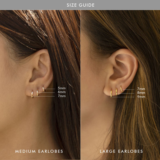 Queenie - Boucles d'oreilles - Huggie tyre
