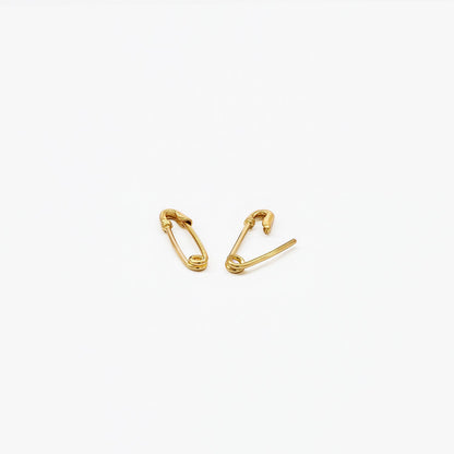 Eden - Petites Boucles d’Oreilles Épingle à Nourrice