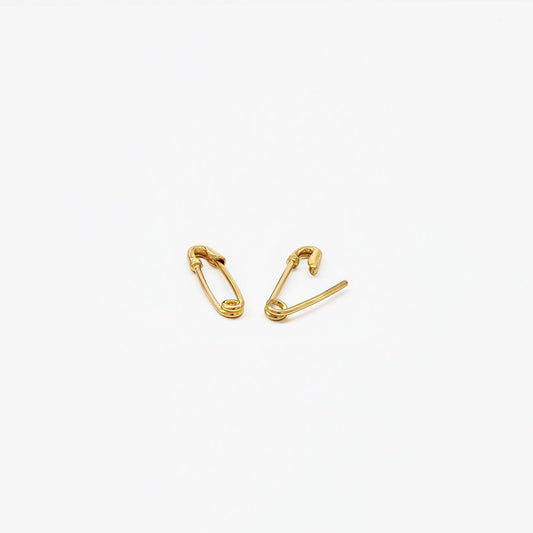 Eden - Petites Boucles d’Oreilles Épingle à Nourrice