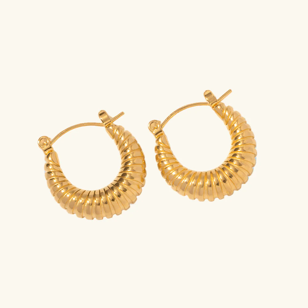 Chiara – Boucles d’Oreilles Chic à Motif Damier