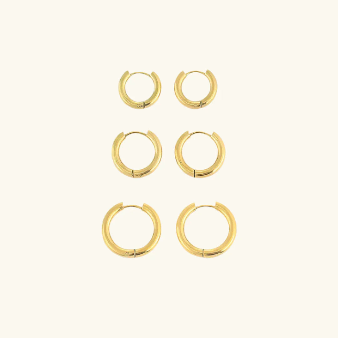 Clara – Créoles Rondes Classiques