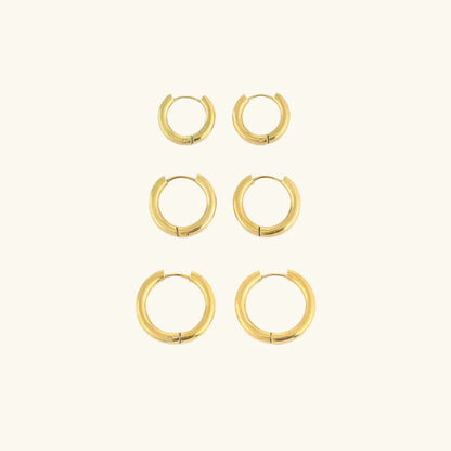 Clara – Créoles Rondes Classiques