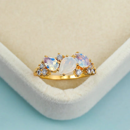 Alina – Bague Cascade en Argent Sterling