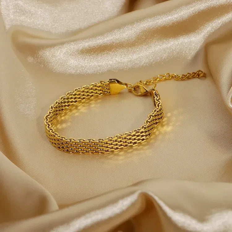 Imara – Bracelet Chaîne en Or Raffiné